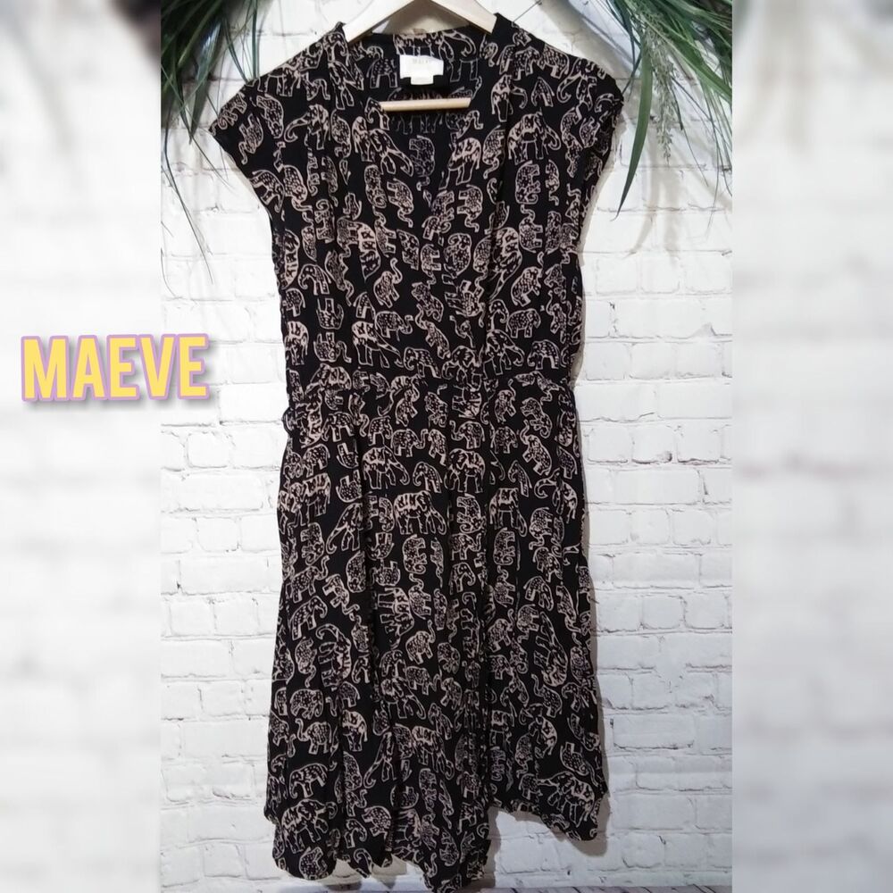 MAEVE Noronha elephant print Dress